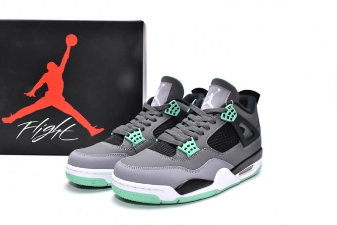 Rep TBK 308497-033 Retro 4 Glow Green Jordan Air 0702